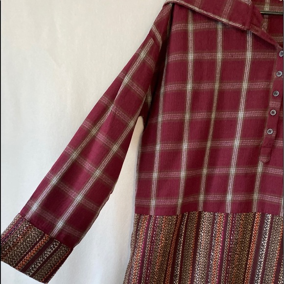 Oddy Size M Button Pullover Long Sleeve Hoodie - Picture 6 of 16